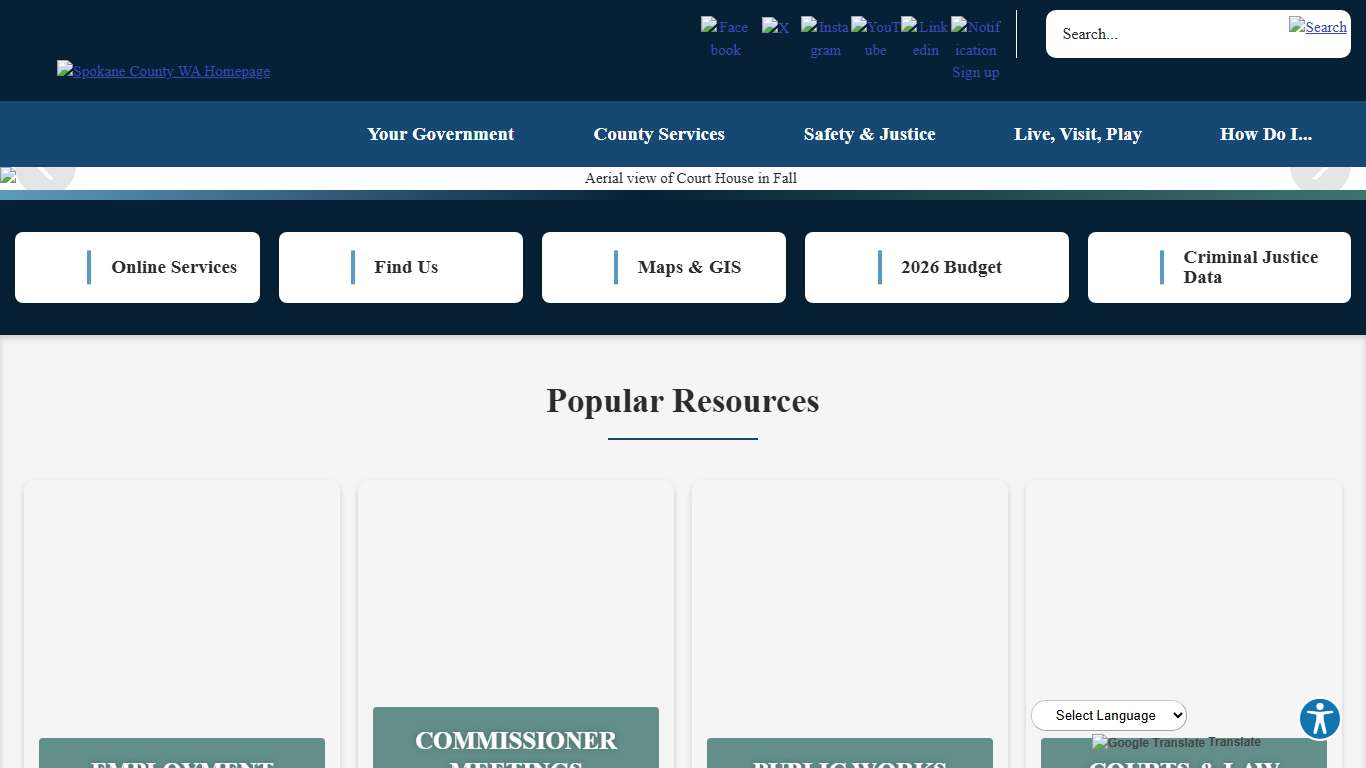 Spokane County, WA Official Website